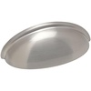 image:imageCosmas 25 Pack 783SN Satin Nickel Cabinet Hardware Bin Cup Drawer Handle Pull  3 Inch 76mm Hole Centers