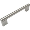 image:imageCosmas 5 Pack 377128SN Satin Nickel Cabinet Hardware Contemporary Style Bar Handle Pull  5 Inch 128mm Hole Centers 578 Overall Length