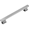 image:imageCosmas 5 Pack 702160SN Satin Nickel Contemporary Cabinet Hardware Handle Pull  6516 Inch 160mm Hole Centers