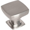 image:imageCosmas 5232SN Satin Nickel Contemporary Square Cabinet Knob