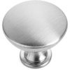 image:imageCosmas 5305SN Satin Nickel Traditional Round Solid Cabinet Hardware Knob  114 Diameter