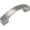 image:imageCosmas 616030SN Satin Nickel Modern Cabinet Hardware Arch Handle Pull  3 Inch 76mm Hole Centers