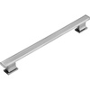 image:imageCosmas 702192SN Satin Nickel Contemporary Cabinet Hardware Handle Pull  712 Inch 192mm Hole Centers