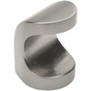 image:imageCosmas 8798SN Satin Nickel Contemporary Cabinet Hardware Finger Pull