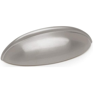 image:image10 Pack  Cosmas 1399SN Satin Nickel Cabinet Hardware Bin Cup Drawer Handle Pull  212 Inch 64mm Hole Centers