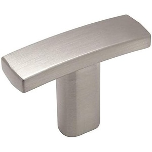 image:image10 Pack  Cosmas 2363SN Satin Nickel Subtle Arch Cabinet Hardware Handle Knob 1716 Overall Length