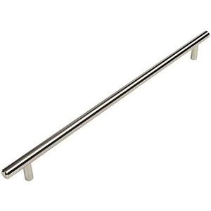 image:image10 Pack  Cosmas 305320SN Satin Nickel Cabinet Hardware Euro Style Bar Handle Pull  1258 320mm Hole Centers 15 Overall Length