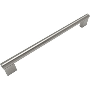image:image10 Pack  Cosmas 377224SN Satin Nickel Cabinet Hardware Contemporary Style Bar Handle Pull  878 Inch 224mm Hole Centers 912 Overall Length
