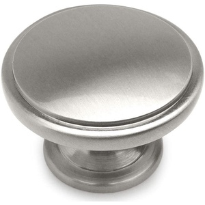 image:image10 Pack  Cosmas 4306SN Satin Nickel Cabinet Hardware Oversized Round Knob  112 Diameter