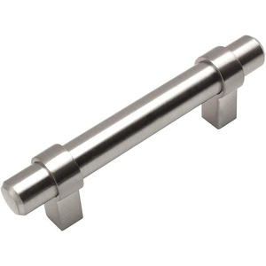 image:imageCosmas 10 Pack 16125SN Satin Nickel Contemporary Bar Cabinet Handle Pull  212 Hole Centers