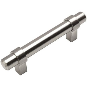 image:imageCosmas 10 Pack 16135SN Satin Nickel Contemporary Bar Cabinet Handle Pull  312 Hole Centers