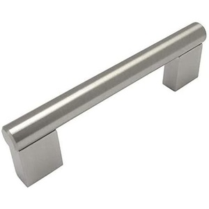 image:imageCosmas 10 Pack 377030SN Satin Nickel Cabinet Hardware Contemporary Style Bar Handle Pull  3 Inch 76mm Hole Centers 378 Overall Length