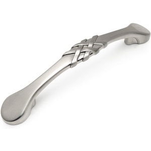 image:imageCosmas 10 Pack 7068SN Satin Nickel Cabinet Hardware Handle Pull  334 96mm Hole Centers