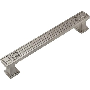 image:imageCosmas 10 Pack 7155128SN Satin Nickel Cabinet Hardware Handle Pull  5 128mm Hole Centers