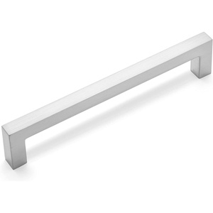 image:imageCosmas 14777128SN Satin Nickel Modern Cabinet Hardware Handle Pull  5 Inch 128mm Hole Centers