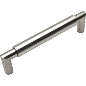 image:imageCosmas 1500128SN Satin Nickel Contemporary Cabinet Hardware Bar Handle Pull  5 Inch 128mm Hole Centers
