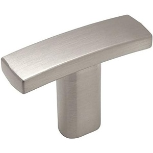 image:imageCosmas 2363SN Satin Nickel Subtle Arch Cabinet Hardware Handle Knob 1716 Overall Length