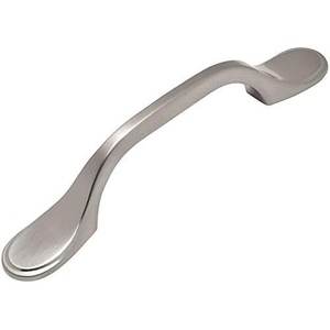 image:imageCosmas 25 Pack 9533SN Satin Nickel Cabinet Hardware Footed Handle Pull  3 Inch 76mm Hole Centers10