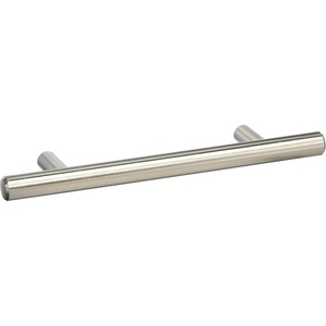 image:imageCosmas 305192SN Satin Nickel Cabinet Hardware Euro Style Bar Handle Pull  712 Inch 192mm Hole Centers 10 Overall Length4 CC Pull