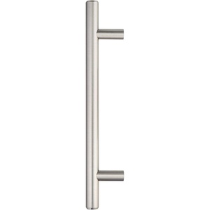 image:imageCosmas 305192SN Satin Nickel Cabinet Hardware Euro Style Bar Handle Pull  712 Inch 192mm Hole Centers 10 Overall Length5 128mm CC Pull
