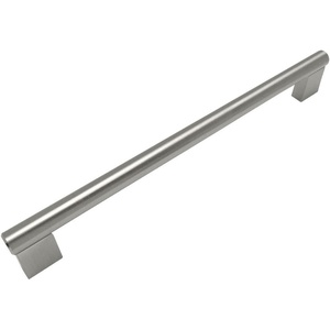 image:imageCosmas 377224SN Satin Nickel Cabinet Hardware Contemporary Style Bar Handle Pull  878 Inch 224mm Hole Centers 912 Overall Length