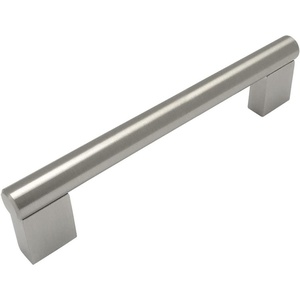 image:imageCosmas 5 Pack 377128SN Satin Nickel Cabinet Hardware Contemporary Style Bar Handle Pull  5 Inch 128mm Hole Centers 578 Overall Length