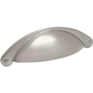image:imageCosmas 5 Pack 4198SN Satin Nickel Cabinet Hardware Bin Cup Drawer Handle Pull  212 64mm Hole Centers