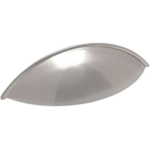image:imageCosmas 5 Pack 9236SN Satin Nickel Cabinet Hardware Bin Cup Drawer Handle Pull  334 Hole Centers