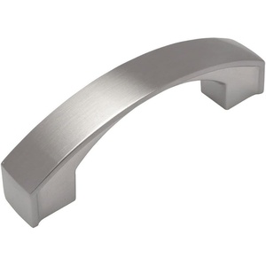 image:imageCosmas 616030SN Satin Nickel Modern Cabinet Hardware Arch Handle Pull  3 Inch 76mm Hole Centers