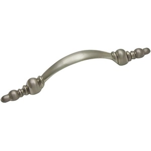 image:imageCosmas 6433SN Satin Nickel Traditional Cabinet Hardware Handle Pull  3 Inch Hole Centers