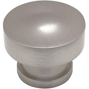 image:imageCosmas 704SN Satin Nickel Round Contemporary Cabinet Hardware Knob  114 Diameter  20 Pack