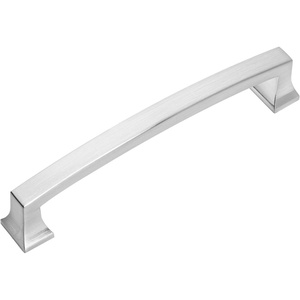 image:imageCosmas 755128SN Satin Nickel Contemporary Cabinet Hardware Handle Pull  5 Inch 128mm Hole Centers