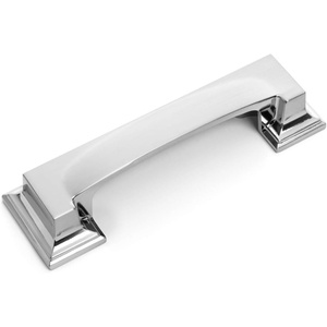 image:imageCosmas 8103SN Satin Nickel Cabinet Hardware Cup Handle Pull  3 Inch 76mm amp 334 Inch 96mm Hole Centers