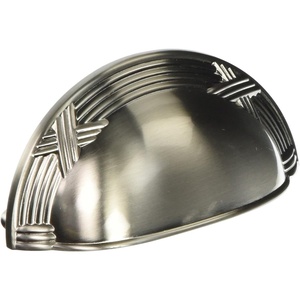 image:imageCosmas 9461SN Satin Nickel Cabinet Hardware Bin Cup Drawer Handle Pull  3 Inch 76mm Hole Centers