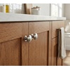 image:imageCosmas 10 Pack 4702SN Satin Nickel Cabinet Hardware Round Knob  114 Diameter  Wide Base