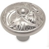image:imageCosmas 10 Pack 10559SN Satin Nickel Round Floral Cabinet Knob Hardware  114 Inch Diameter