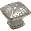 image:imageCosmas 10 Pack 4393SN Satin Nickel Modern Cabinet Hardware Knob  114 Inch Square