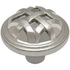 image:imageCosmas 10 Pack 7064SN Satin Nickel Braided Cabinet Hardware Round Knob  114 Diameter