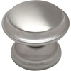 image:imageCosmas 20 Pack 4251SN Satin Nickel Cabinet Hardware Round Knob  138 Diameter  Wide Base