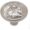 image:imageCosmas 25 Pack 10559SN Satin Nickel Round Floral Cabinet Knob Hardware  114 Inch Diameter