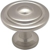 image:imageCosmas 4911SN Satin Nickel Cabinet Hardware Round Knob  114 Diameter