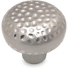 image:imageCosmas 5 Pack 10551SN Satin Nickel Hammered Round Cabinet Knob Hardware  114 Inch Diameter