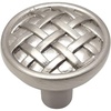 image:imageCosmas 5 Pack 7065SN Satin Nickel Braided Cabinet Hardware Round Knob  138 Diameter