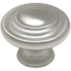 image:imageCosmas 5 Pack 9971SN Satin Nickel Cabinet Hardware 3Ring Round Knob  114 Inch Diameter