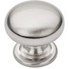 image:imageCosmas 5737SN Satin Nickel Cabinet Hardware Round Knob  114 Diameter