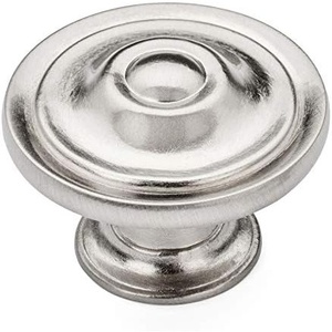 image:image10 Pack  Cosmas 6821SN Satin Nickel Cabinet Hardware Round Knob  138 Diameter