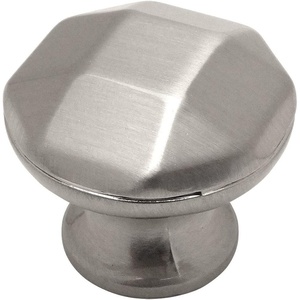image:imageCosmas 4562SN Satin Nickel Cabinet Hardware Round Knob  114 Diameter