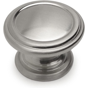 image:imageCosmas 5 Pack 1426SN Satin Nickel Cabinet Hardware Round Knob  1516 Diameter