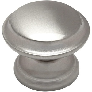 image:imageCosmas 5 Pack 4251SN Satin Nickel Cabinet Hardware Round Knob  138 Diameter  Wide Base