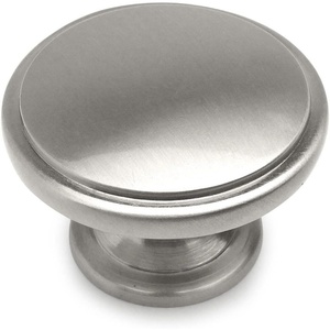 image:imageCosmas 5 Pack 4306SN Satin Nickel Cabinet Hardware Oversized Round Knob  112 Diameter